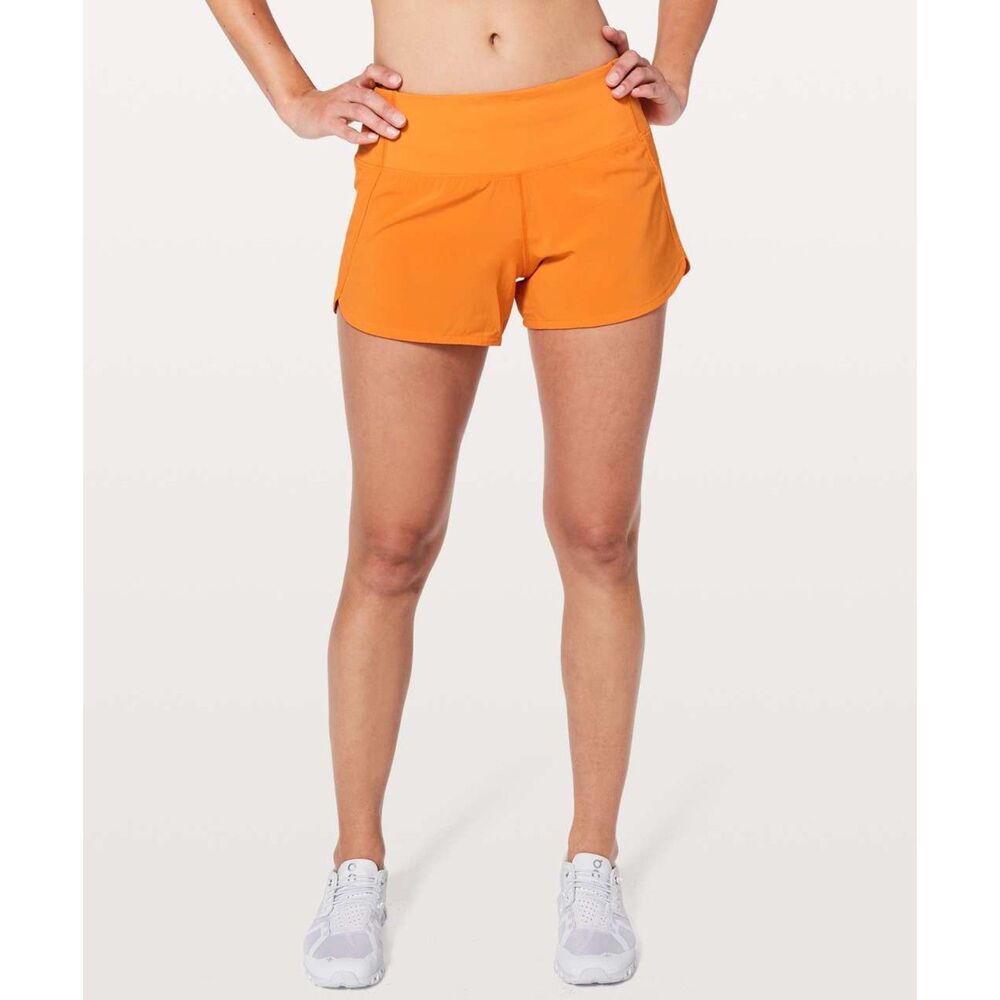 Lululemon Run Times Short II *4" - Vivid Amber 6